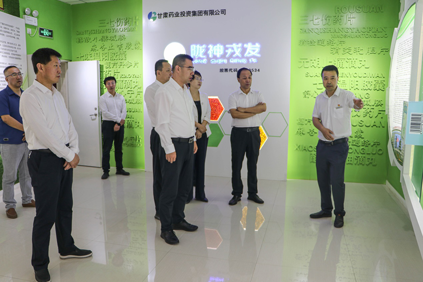 靈臺縣委縣政府領導一行到隴神戎發召開交流座談會