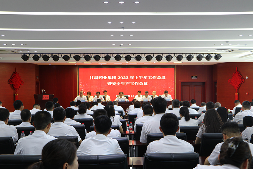 【集團要聞】集團公司召開2023年上半年工作會議暨安全生產工作會議