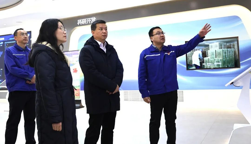 【普安新聞】竇生銘一行到普安制藥調(diào)研指導(dǎo)工作