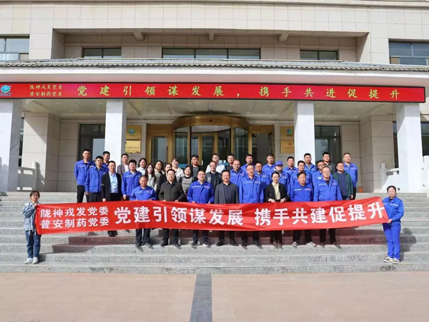 黨旗飄揚(yáng)映藥香 紅色引擎強(qiáng)動能 ——隴神戎發(fā)生產(chǎn)黨支部繪就黨建與生產(chǎn)融合發(fā)展新圖景
