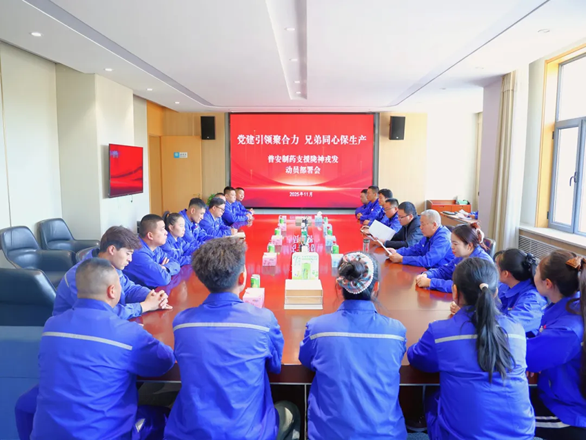 【普安新聞】黨建引領(lǐng)聚合力 兄弟同心保生產(chǎn)——普安制藥黨員職工突擊隊馳援隴神戎發(fā)生產(chǎn)一線